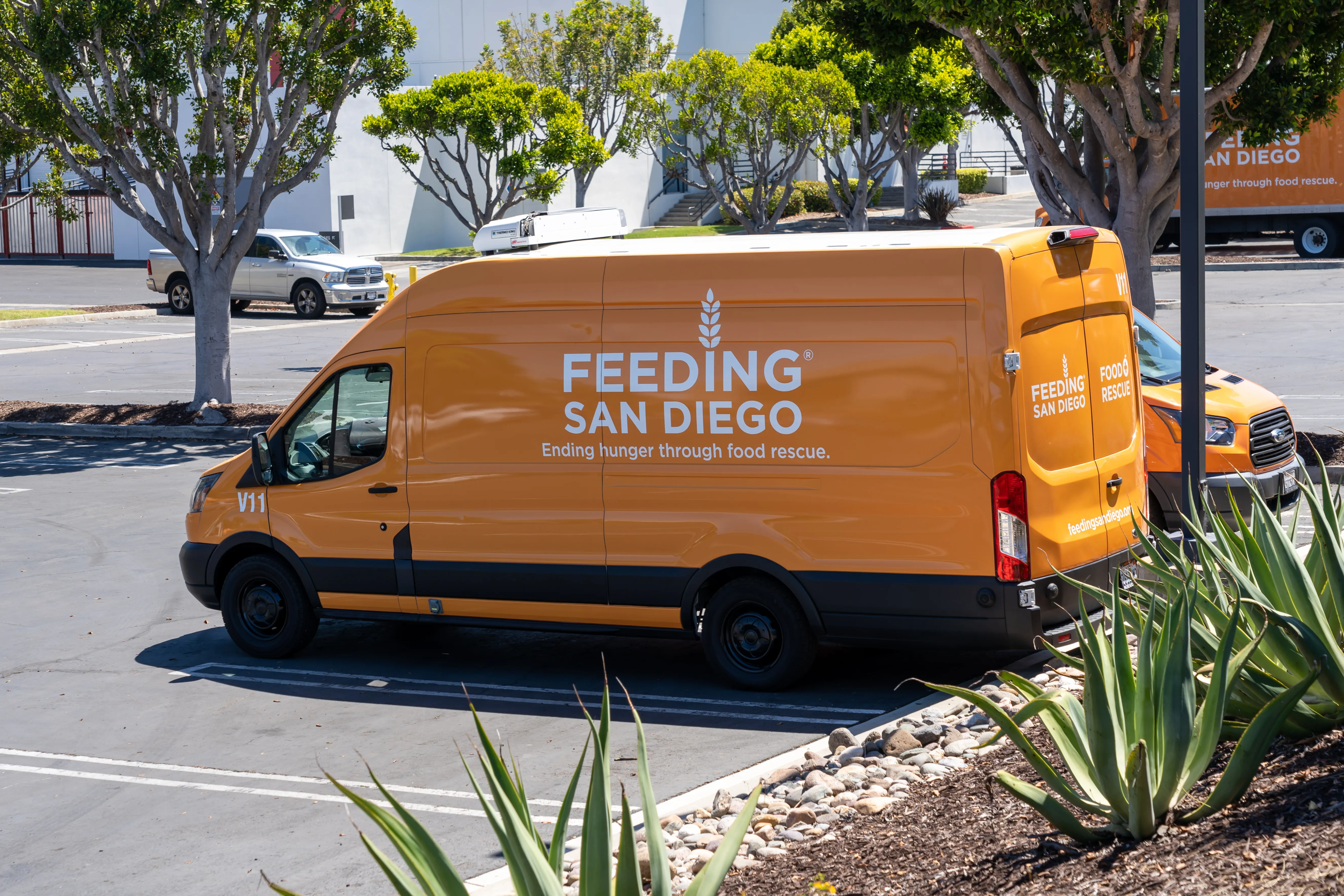 Feeding San Diego food rescue vans